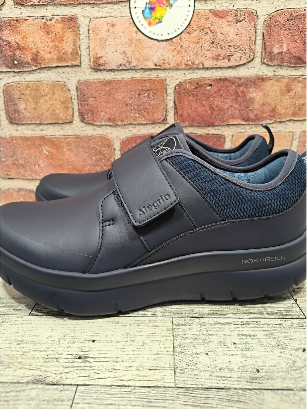 Alegria Double Trouble Womens US 9 EU 39 Navy Rok n Roll Shoes RRDT-7617